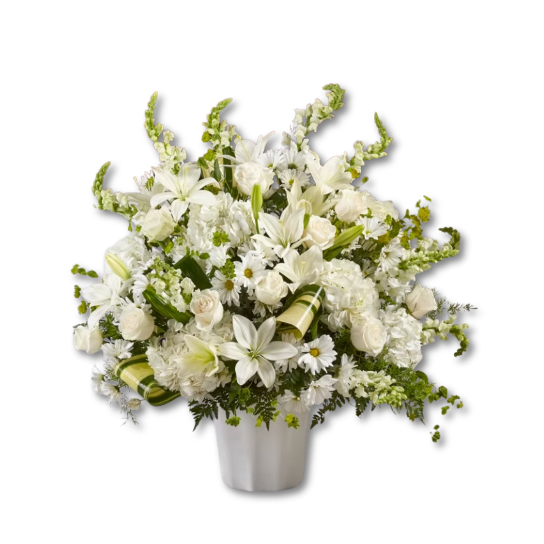 The FTD® Thoughts of Tranquility™ Floor Basket Deluxe