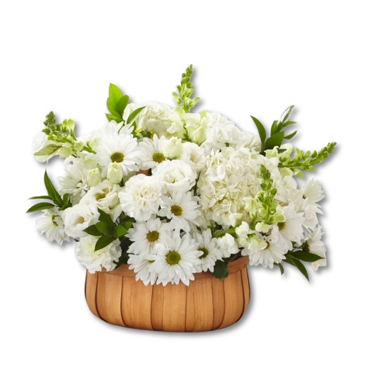 The FTD® Pure Ivory™ Basket