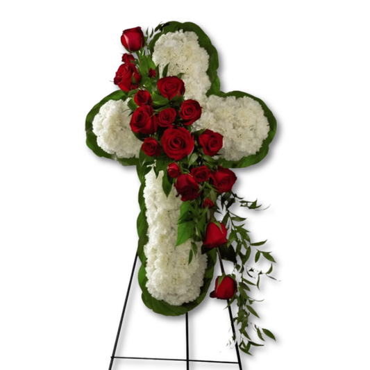 The FTD® Floral Cross Easel