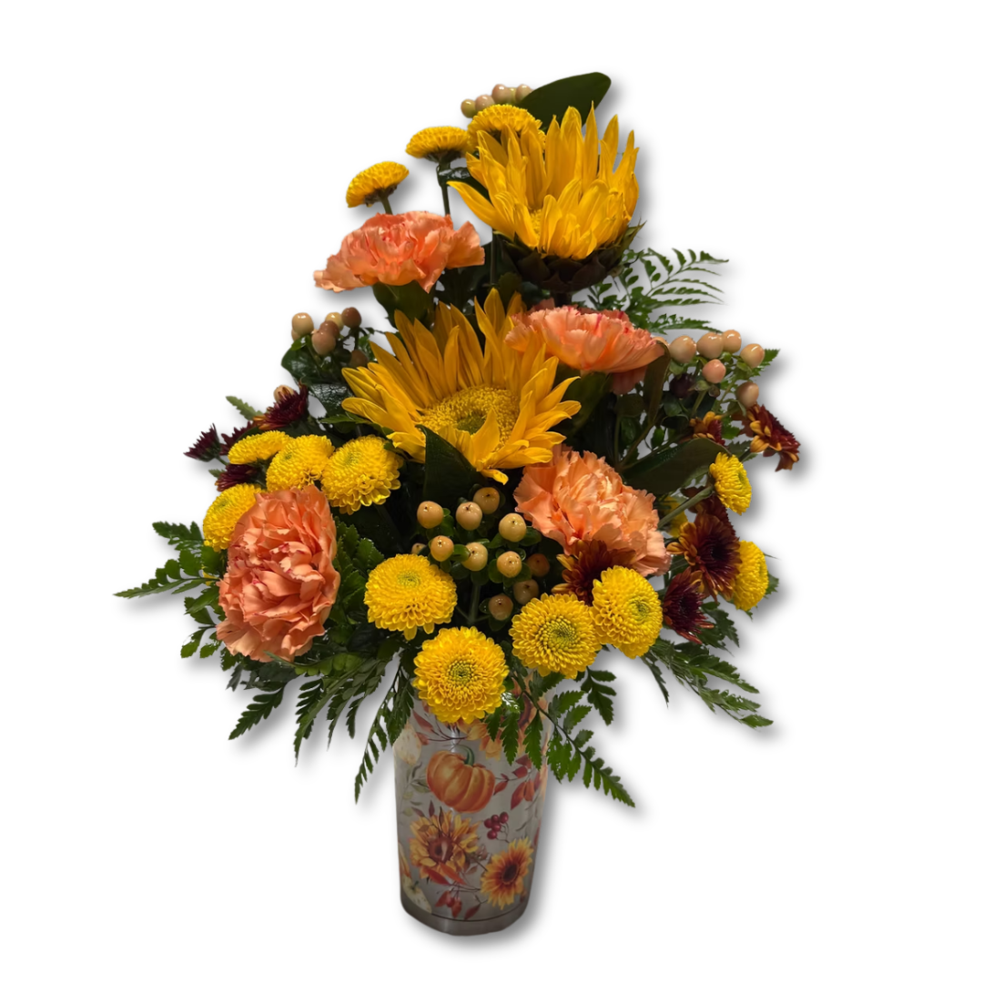 Fall Tumbler Arrangement