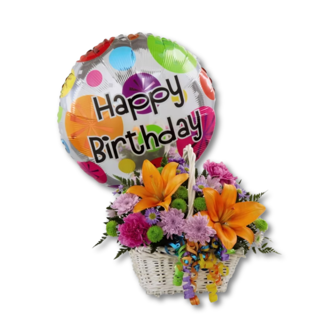 The FTD® Happy Blooms™ Basket