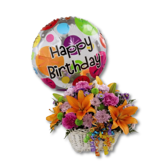The FTD® Happy Blooms™ Basket