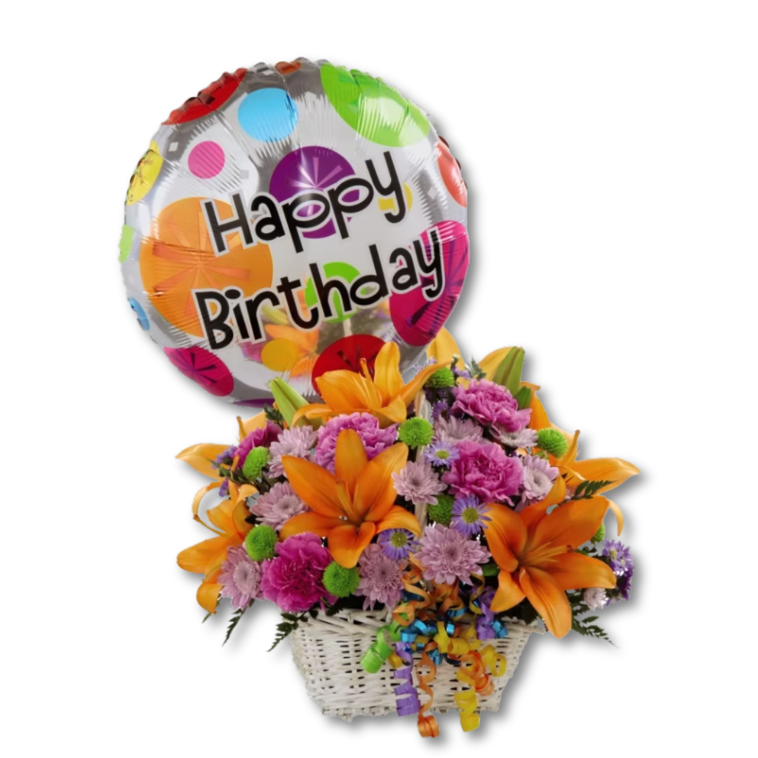 The FTD® Happy Blooms™ Basket