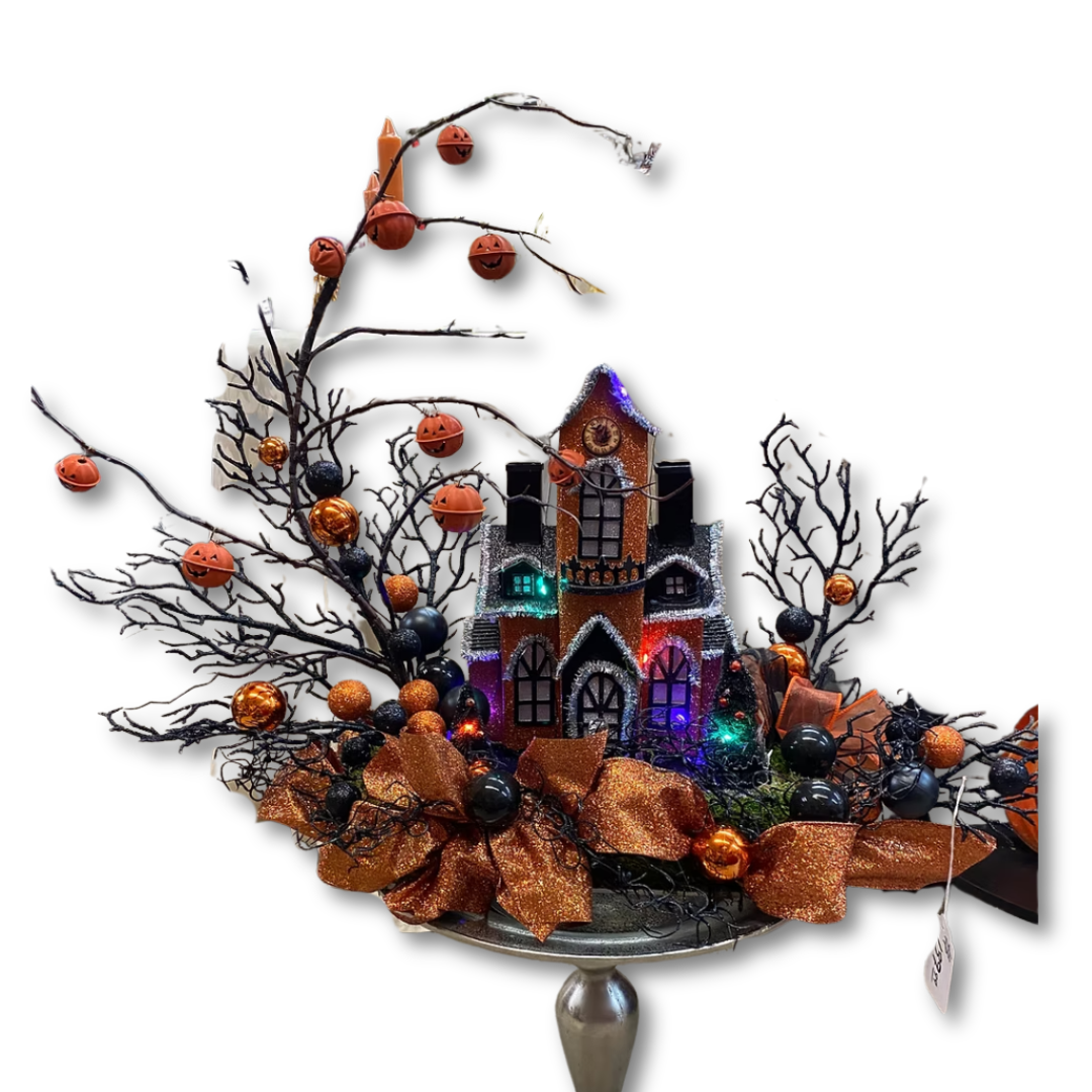 Haunted House Table Arrangement