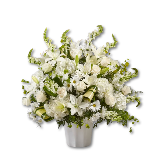 The FTD® Thoughts of Tranquility™ Floor Basket Deluxe