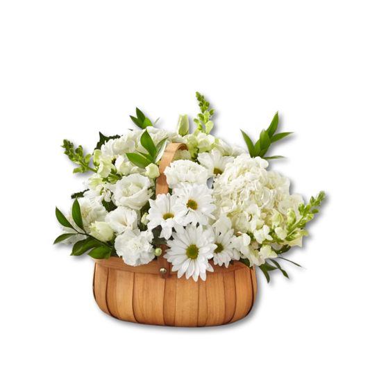 The FTD® Pure Ivory™ Basket