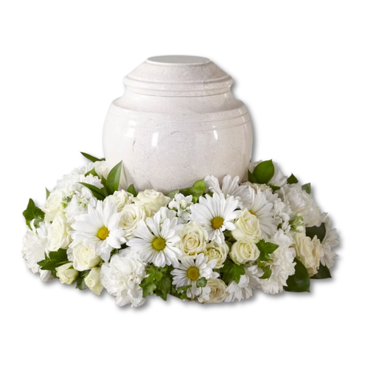 The FTD® Ivory Gardens™ Cremation Adornment