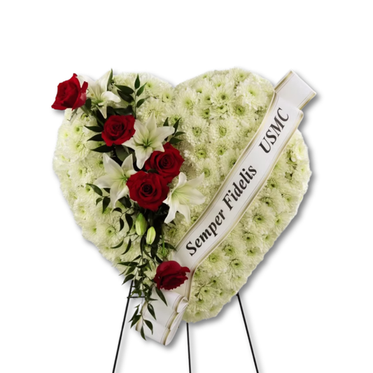 The FTD® Heartfelt Hero™ Standing Heart