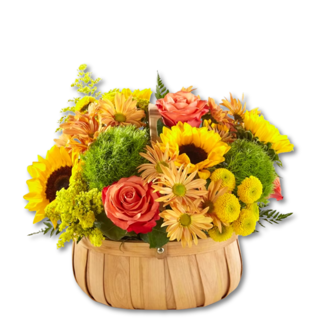 The FTD® Harvest Sunflower™ Basket