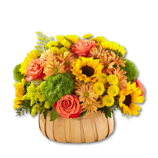 The FTD® Harvest Sunflower™ Basket