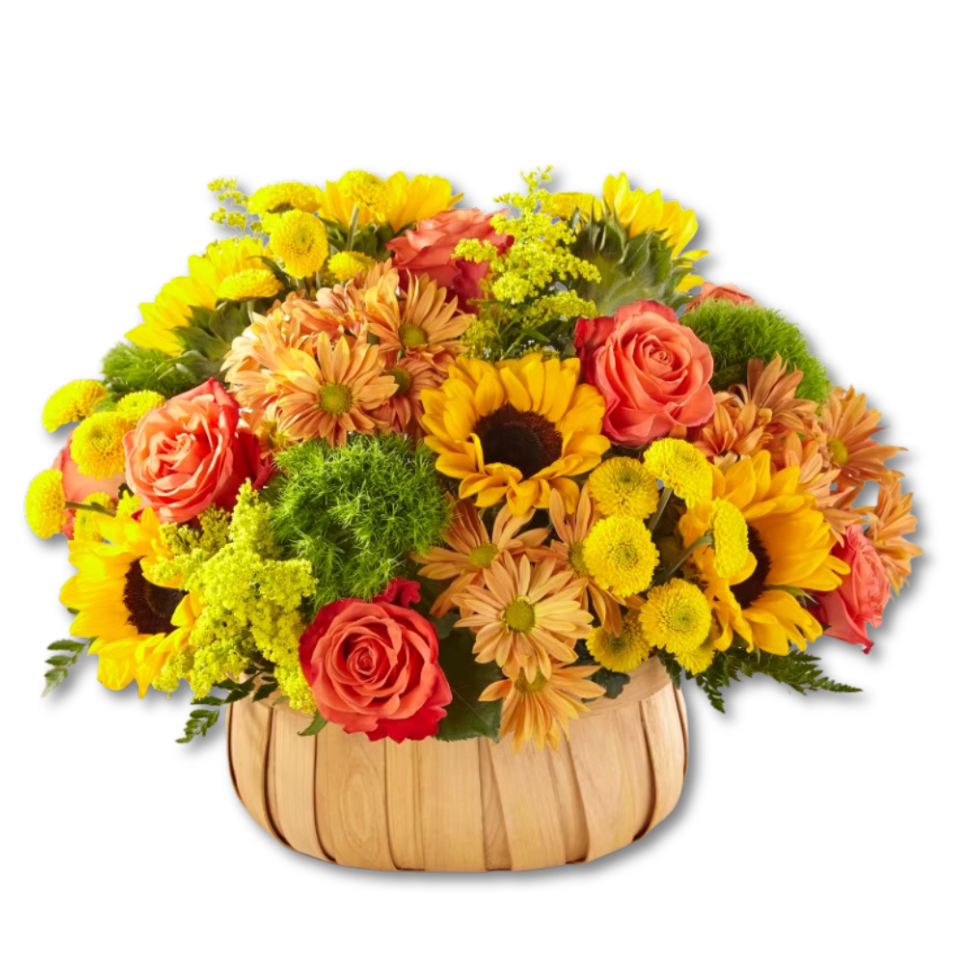 The FTD® Harvest Sunflower™ Basket